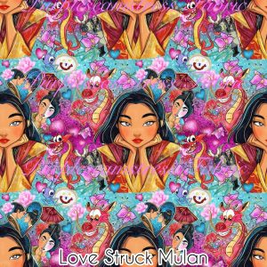 Love Struck Mulan - Fabric