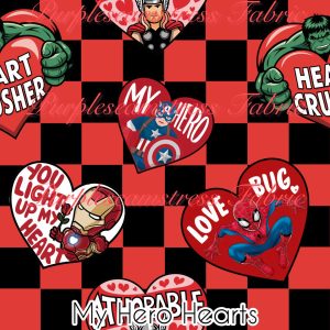 My Hero Hearts - Fabric