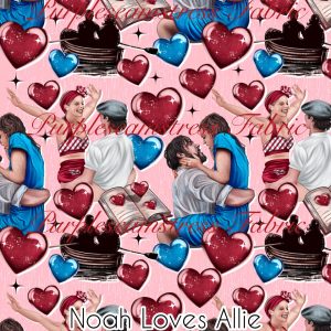 Noah Loves Allie - Fabric