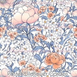 Pastel Wildflower Garden