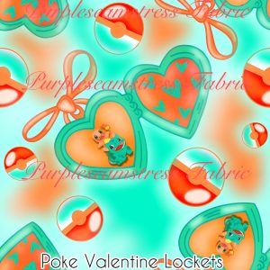 Poke Valentine Lockets - Fabric