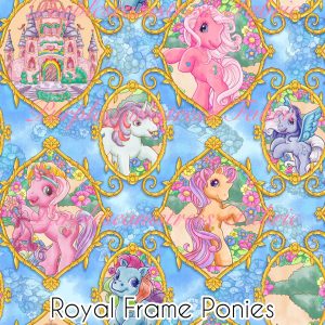 Royal Frame Ponies - Fabric