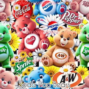 Soda Pop Bears - Fabric