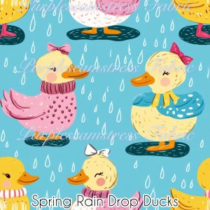 Spring Rain Drop Ducks