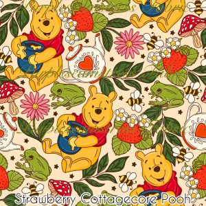 Strawberry Cottagecore Pooh