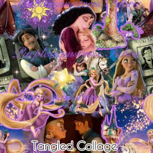 Tangled Collage - Fabric
