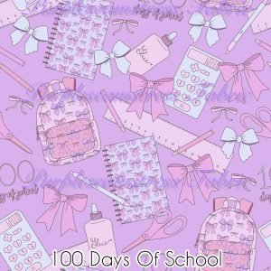 100 Days of School - Fabric