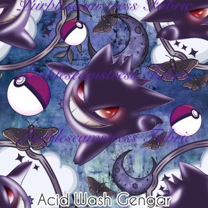 Acid Wash Gengar - Fabric