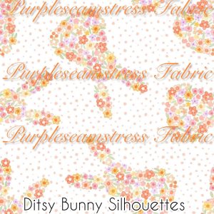 Ditsy Bunny Silhouettes