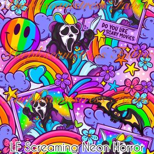 LF Screaming Neon Horror