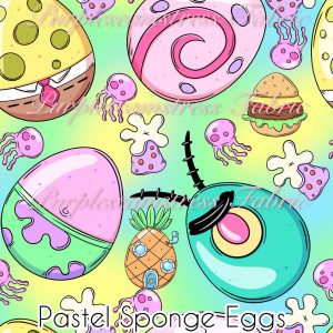 Pastel Sponge Eggs
