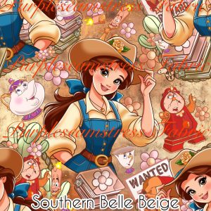 Southern Belle Beige - Fabric