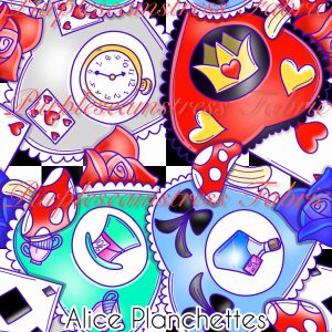 Alice Planchettes - Fabric