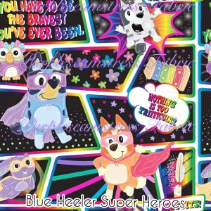 Blue Heeler Super Heroes