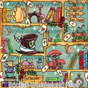 Bookish Wonderland Alice - Fabric
