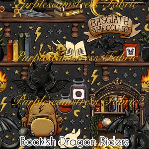 Bookish Dragon Riders - Fabric