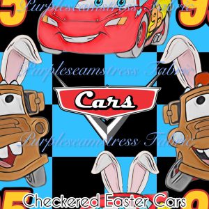 Checkered Easter Cars