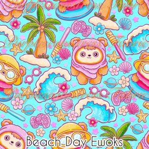Beach Day Ewoks - Fabric