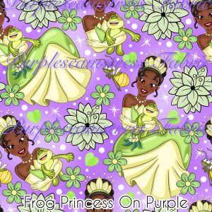 Frog Princess on Purple