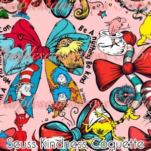 Seuss Kindness Coquette on pink