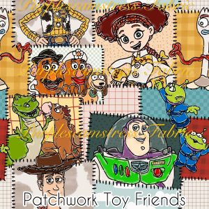 Patchwork Toy Friends - Fabric