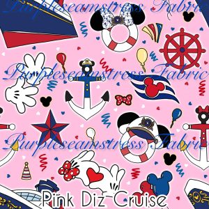 Pink Diz Cruise - Fabric