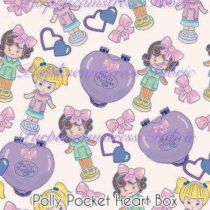 Polly Pocket Heart Box - Fabric