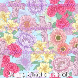 Spring Christian Floral - Fabric