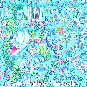 Aqua Fantasy Cinderella - Fabric