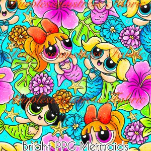 Bright PPG Mermaids - Fabric