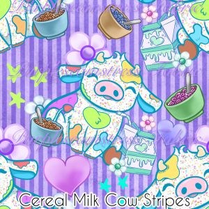 Cereal Milk Cow Stripes