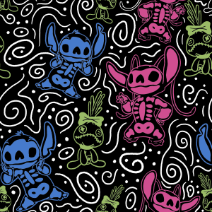 Colored Alien Skeletons