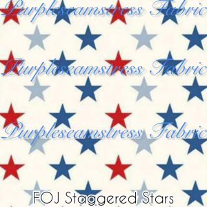FOJ Staggered Stars - Fabric