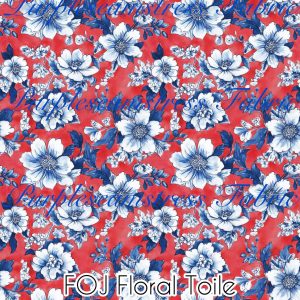 FOJ Floral Toile