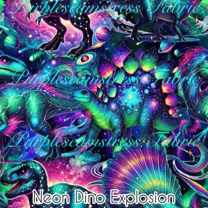 Neon Dino Explosion