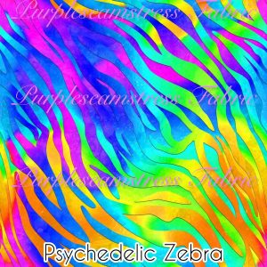 Psychedelic Zebra - Fabric