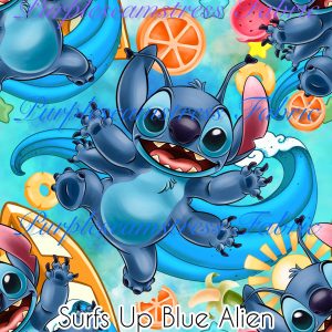 Surfs Up Blue Alien
