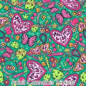 Adult Cannabis Trinkets - Fabric