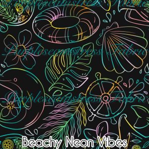 Beachy Neon Vibes - Fabric