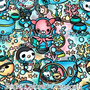 Bright Colored Octonauts - Fabric