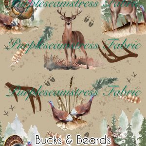 Bucks & Beards - Fabric