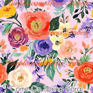 Come on Spring Floral - Fabric