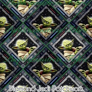 Diamond Jedi Patchwork - Fabric