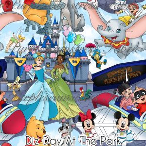 Diz Day At the Park - Fabric