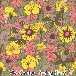 Mid Century Spring Floral - Fabric