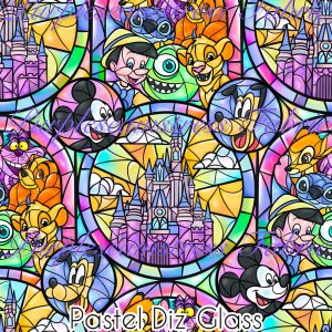 Pastel Diz Glass - Fabric