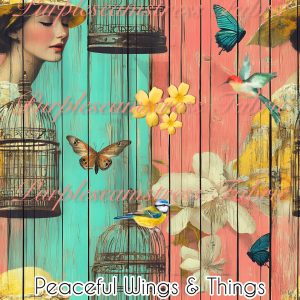 Peaceful Wings & Things - Fabric