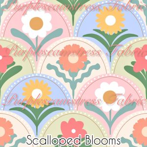 Scalloped Blooms - Fabric