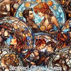 Stained Glass Lovers - Fabric