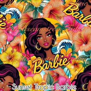 Sunset Tropics Barbie - Fabric